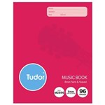 OLYMPIC M2896 MUSIC BOOK FEINT AND STAVED 8MM 96 PAGE 55GSM 225 X 175MM