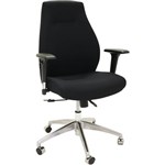 RAPIDLINE SWIFT OPERATOR CHAIR HIGH BACK ARMS BLACK