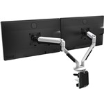CUTLASS DOUBLE MONITOR ARM WHITE