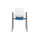 SYLEX KALEIDO CHAIR 4 LEG WITH ARMS BLUE SEAT