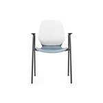 SYLEX KALEIDO CHAIR 4 LEG WITH ARMS GREY SEAT
