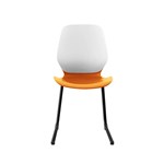 SYLEX KALEIDO CHAIR CANTILEVER LEGS ORANGE