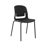 SYLEX PALLETE CHAIR 4 LEG FRAME NO ARMS BLACK