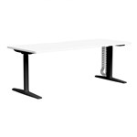 BURO SYNTRA HEIGHT ADJUSTABLE DESK 1500 X 750MM BLACK FRAME