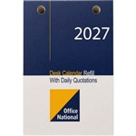 OFFICE NATIONAL THCRON DESK CALENDAR REFILL TOP PUNCH