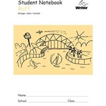 WRITER STUDENT NOTEBOOK PLAIN 64 PAGE 250 X 175MM BUFF