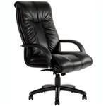 STATESMAN EXECUTIVE CHAIR HIGH BACK ARMS PU BLACK