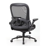 YS DESIGN GIANT HIGH BACK EXTRA HEAVY DUTY CHAIR 770 X 580 X 720MM BLACK