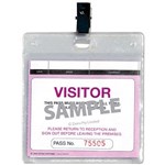 ZIONS WCVSFR VISITORS PASS PLASTIC WALLETS PACK 25
