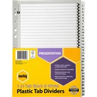 Black and White Dividers