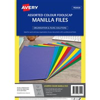 Coloured Manilla Folders